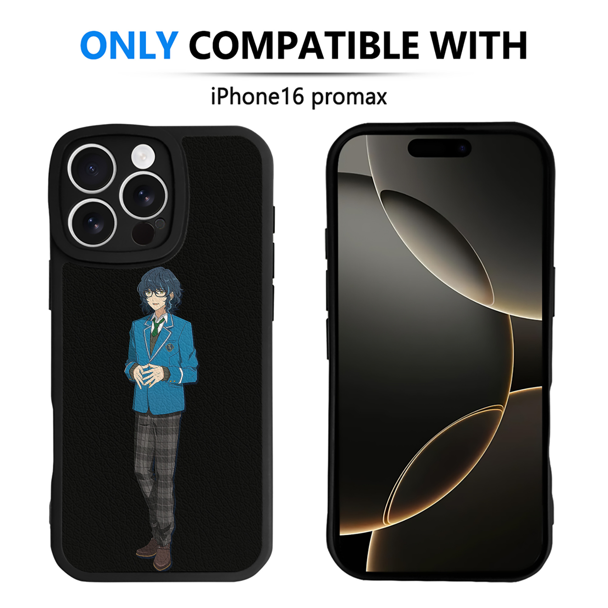 （画像用） あんさんぶるスターズ! Ensemble Stars 【iPhone 16シリーズ対応】シリコンスマホケース（レザー調） 材質：シリコン